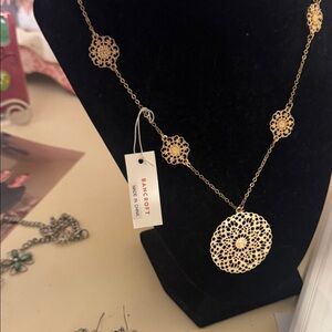 Intricate Gold Filigree Necklace